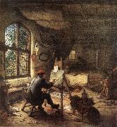 OSTADE, Adriaen Jansz. van The Painter in His Studio sg oil